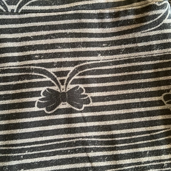 LuLaRoe distressed butterfly print leggings OS - Picture 2 of 8